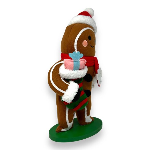 18" Fabric Gingerbread Man Holding Stocking Christmas - Target Wondershop 2023 - Picture 6 of 8